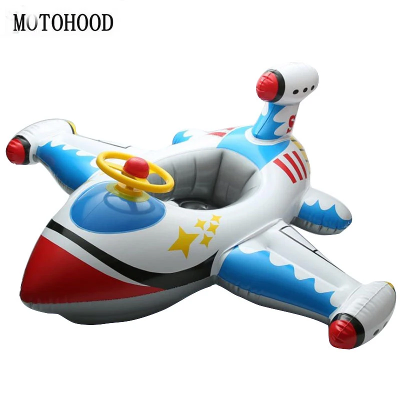 

MOTOHOOD Plane Inflatable Swimming Ring Babyfloat Summer Swimming Pool Accessories Safety Children's Pool Inflatable Float