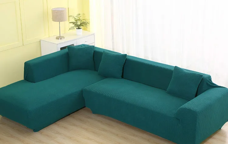 Эластичный чехол для дивана домашний декор Fundas Sofa Slipover высокое качество Бархатные чехлы для диванов для гостиной твердый секционный чехол для дивана
