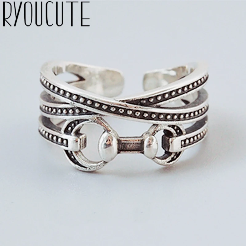 Bijoux 2020 простые Стильные серебряные кольца с крестом для женщин Подарки большие