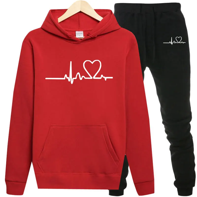 

Autumn Women Tracksuit Short Sweatshirts and Sweatpants 2 Piece Set Casual Solid Sports Suit Jogger Workout Clothing