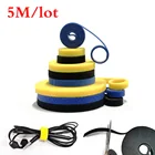 Органайзер для кабелей Velcros, зажим для проводов, протектор кабеля для iPhone, держатель для наушников и мыши, управление шнуром, многоразовая кабельная стяжка