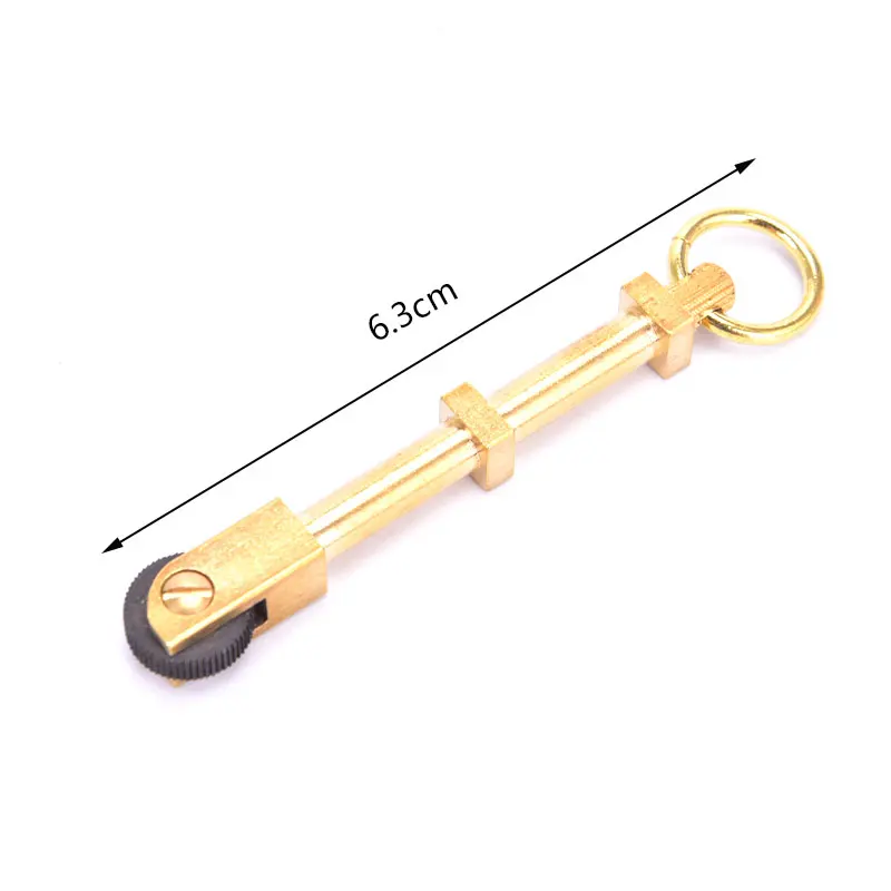 Уличный кремневый противопожарный стартер мини латунный шкив Перманентная