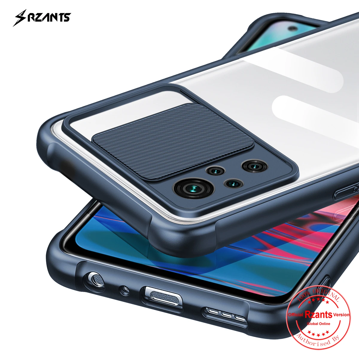 

Чехол Rzants для Xiaomi Redmi Note 10 10S Redmi Note 10 Pro Max 4G [Защита объектива] Защита камеры тонкий прозрачный чехол