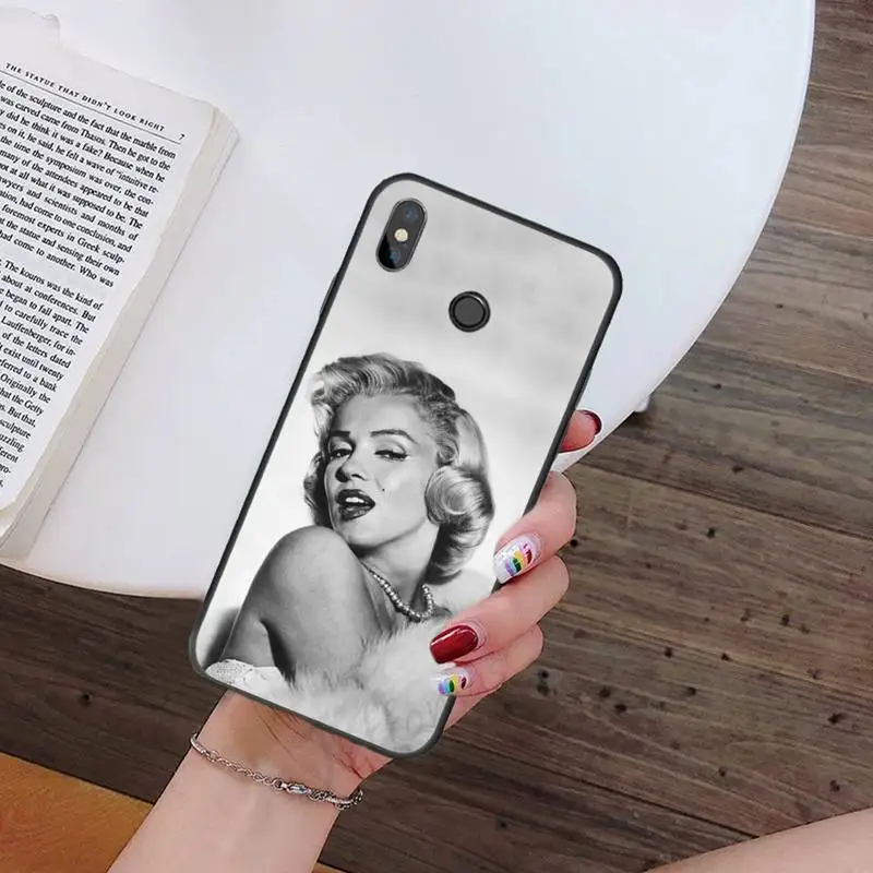 

Marilyn Monroe Phone Case For Xiaomi Redmi note 7 8 9 t k30 max3 9 s 10 pro lite
