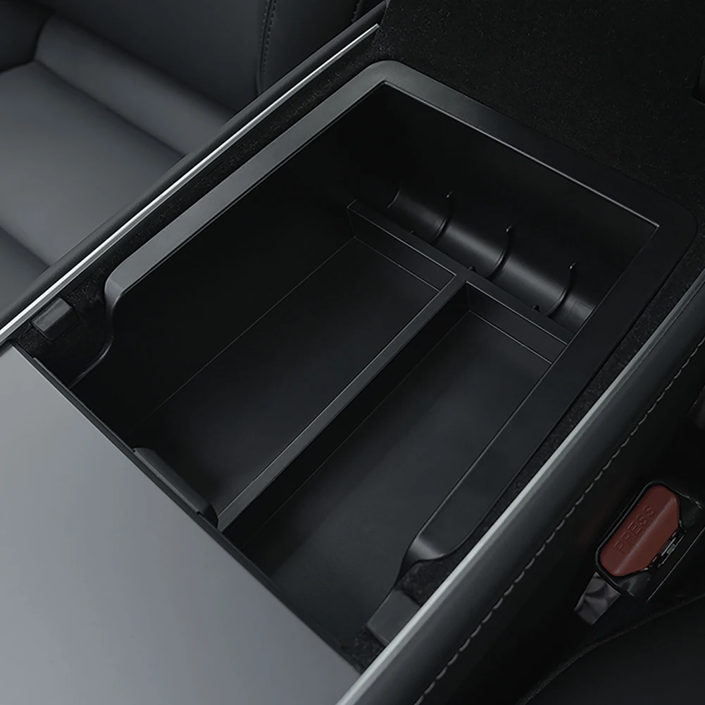 

Car Central Armrest Storage Box For Tesla Model 3 / Y 2017-2021 Accessories Center Console Flocking Organizer Containers
