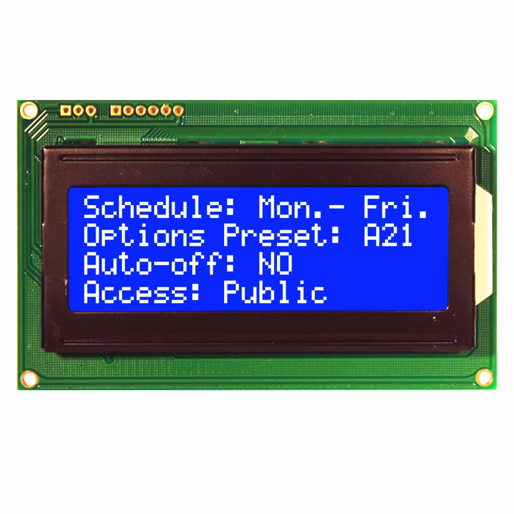 20x4 20*4 синий или желтый ЖК модуль IIC I2C серия spi интерфейс RS232 TTL RS 232 PIC16F690 uno r3