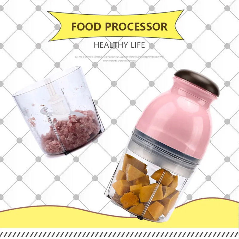 600 мл электрическая мясорубка бытовой многофункциональный миксер кухонный