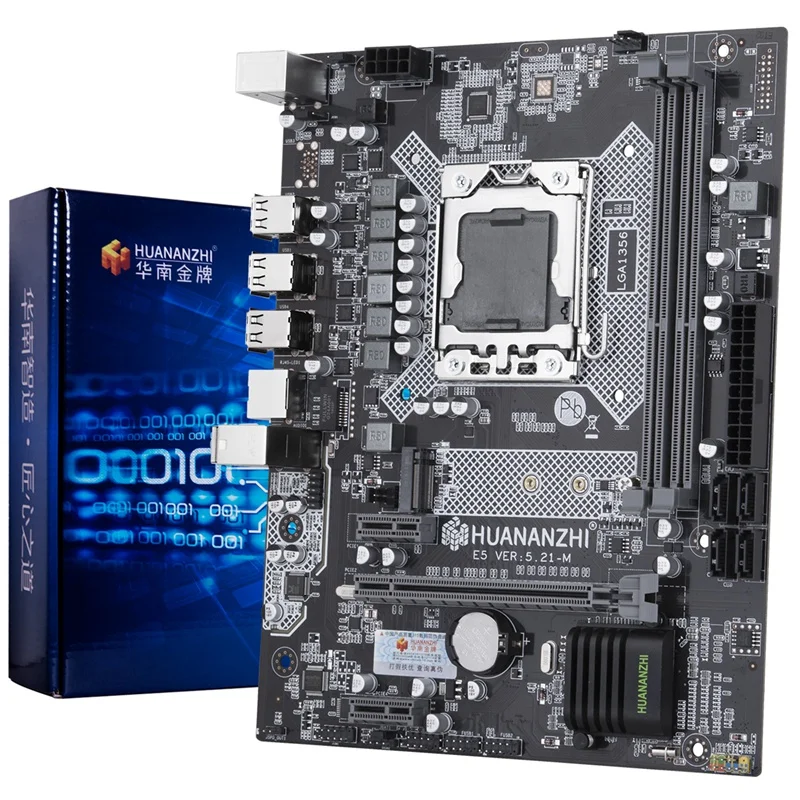 Материнская плата HUANANZHI X9D LGA1356 LGA 1356 для настольного компьютера материнская