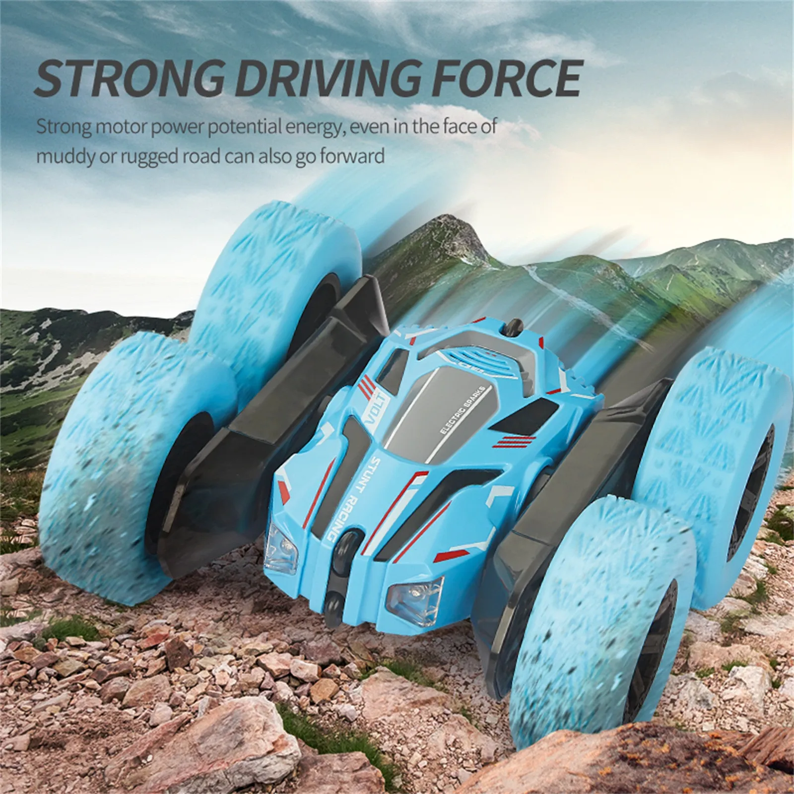 Двустороннее ведро с поворотом на 360 ° пульт дистанционного управления спрей для