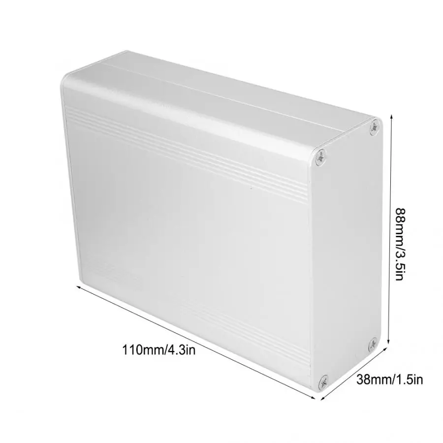 Корпус из алюминия с контроллером 38x88x110 мм электронная плата DIY защитная коробка