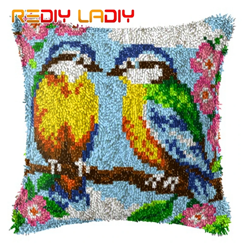 Крюк с защелкой Наборы домик для птиц подушек предварительно нанесенными