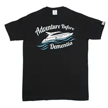 Футболка Ob Adventure Before Dementia Speed Boat забавный подарок на день рождения
