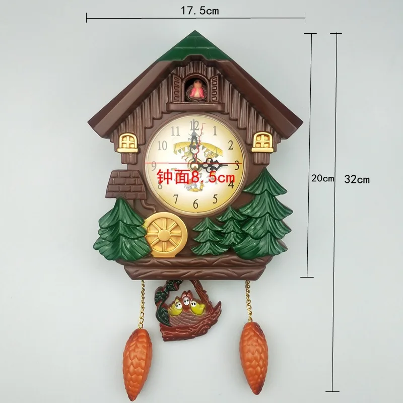 Часы Cuckoo настенные часы для гостиной винтажные часы-будильник с птицей