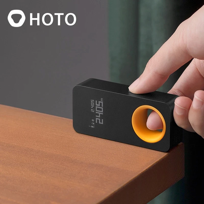 Лазерная рулетка Youpin HOTO умный лазерный дальномер с OLED дисплеем на 30 м работает
