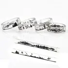10 видов DIY Смола кольцо Заполнение материал эпоксидная смола Кристалл силиконовая форма ювелирные изделия 2 шт.компл.