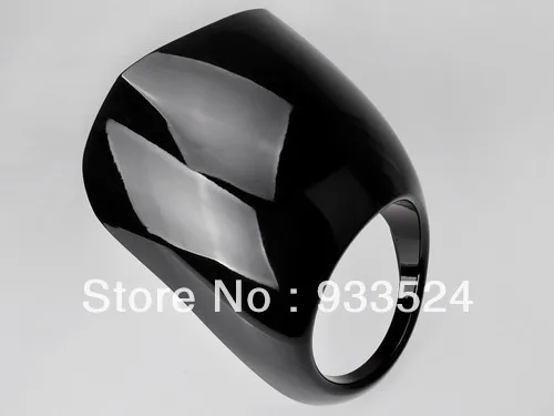 Обтекатель крыло кафе перетащить головной свет маска передний козырек для Harley Dyna