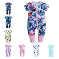 2020 cotton baby romper short sleeve baby clothing one piece summer unisex baby clothes girl and boy jumpsuits animal cartoon