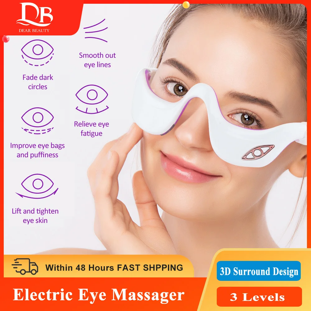 

Eye Massager Electric Eye Beauty Device Constant Temperature Hot Compress Massage Pulse Electrotherapy Micro Current Eye Care