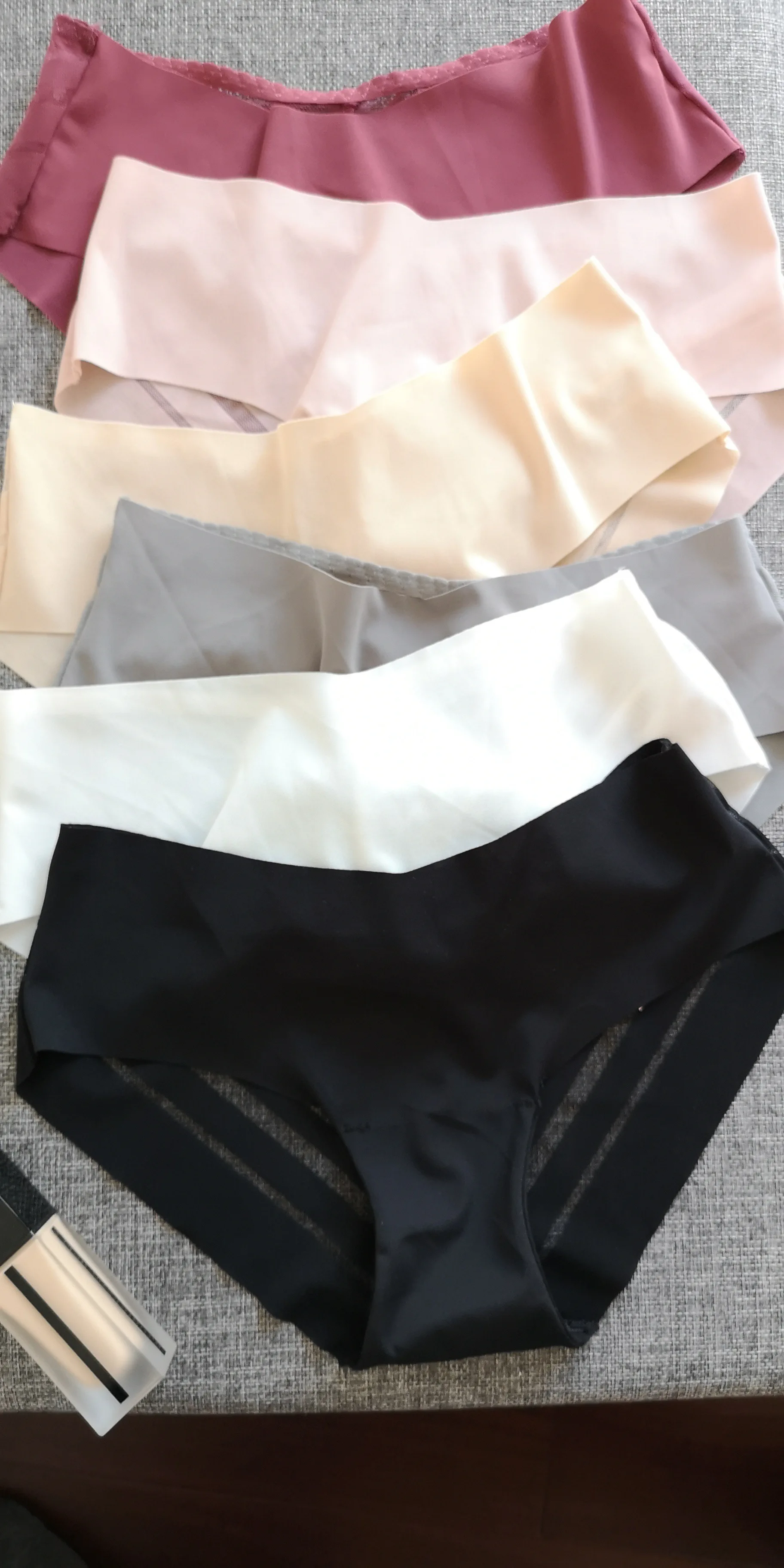 SP& CITY, женское однотонное нижнее белье, Ice Silk, полосатые прозрачные трусики, сетчатые бесшовные трусы, сексуальные микро-стринги, нижнее белье