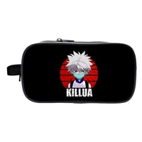 hunter x hunter pencil case boy girl school supplies multifunction pencil case cosmetic bag student stationery storage bags
