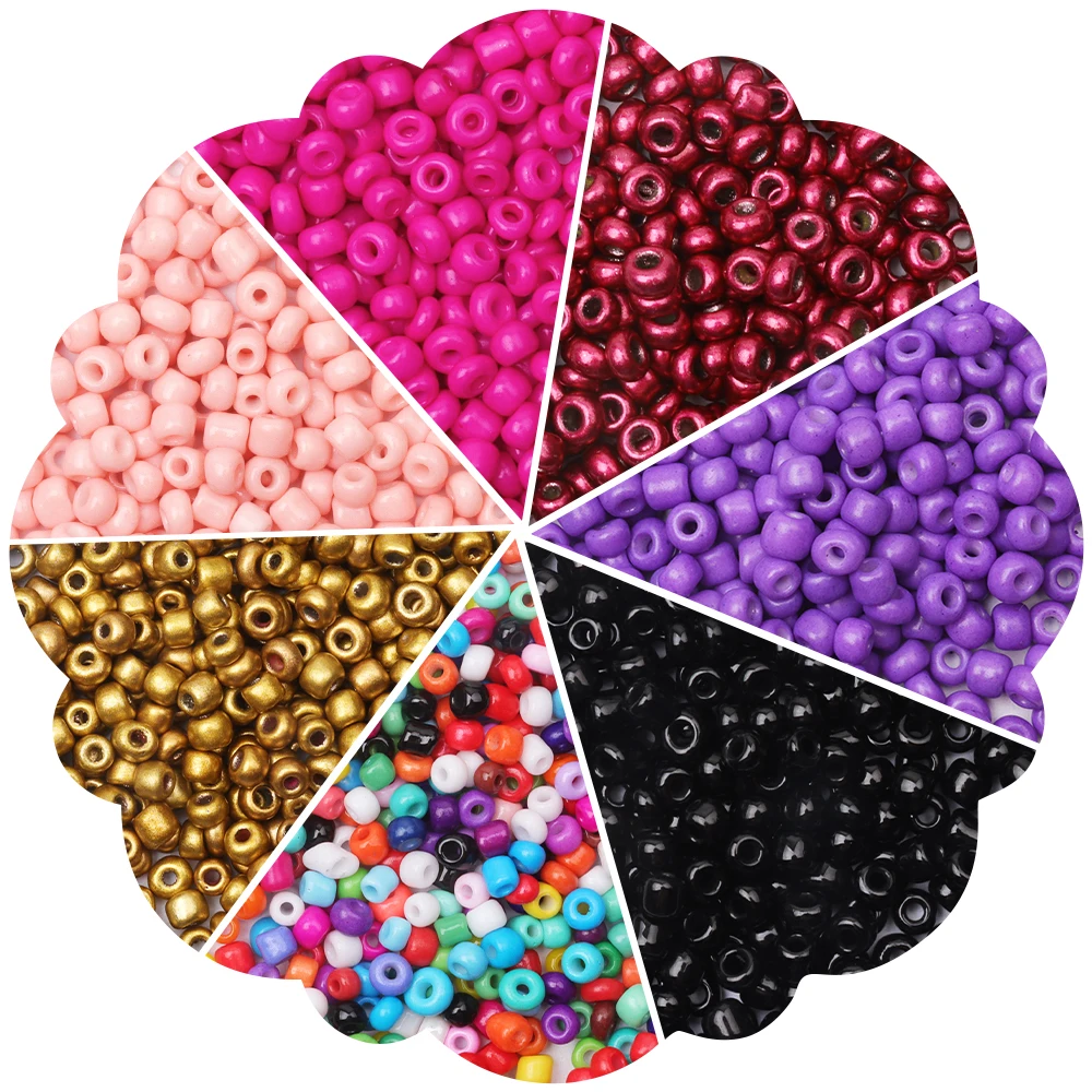 

Pony Beads Jewelry Making Craft Seed Beads for DIY Craft Project Bracelet Necklace Charms For Bracelets 2 3 4mm