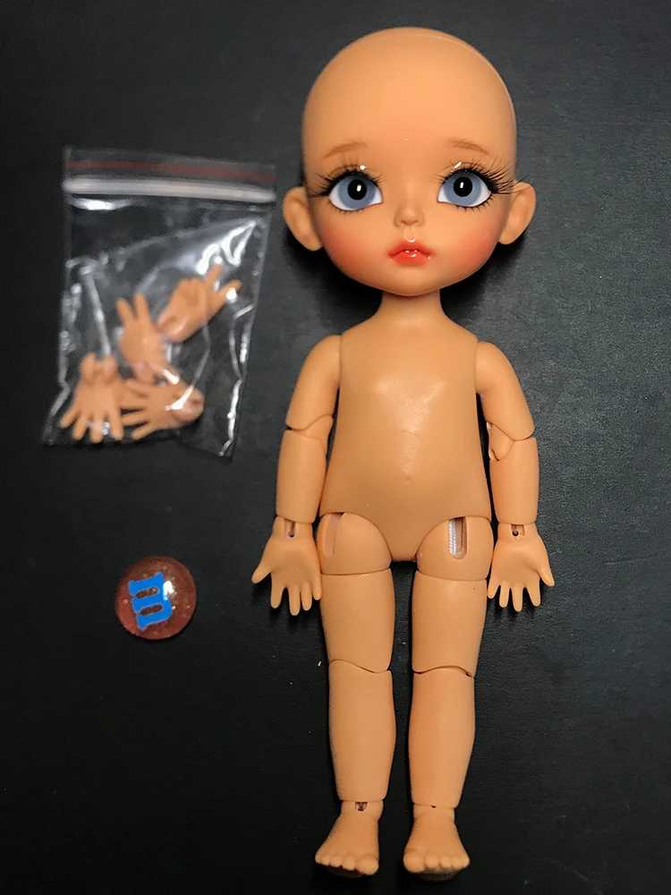 GaoshunBJD 1/8 счастливая желтая кукла из смолы форма для тела Модный милый подарок на