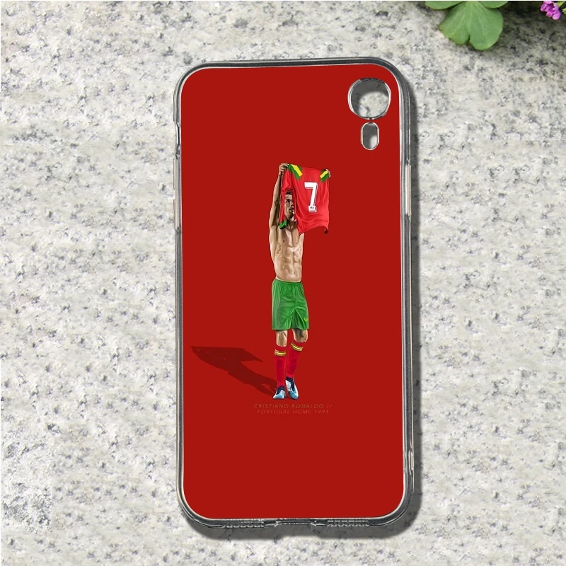 Cristiano Ronaldo Мягкий ТПУ чехол для мобильного телефона чехол для Iphone 4, 4S 5 5S SE 5C 6 6S 7 8 Plus X XS XR Max Shell - Цвет: NO. 4