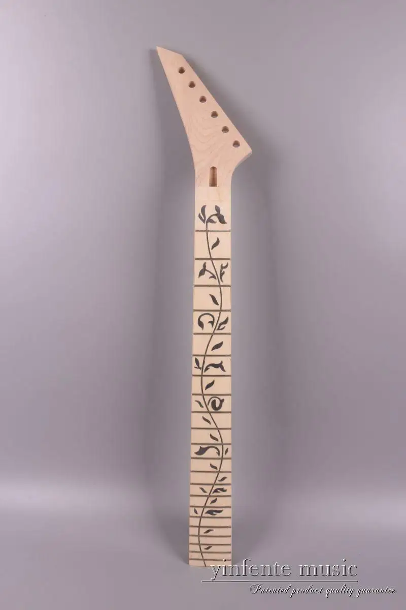 Сменный стержень для электрической гитары Maple 24 лада 25 5 дюйма инкрустированный #