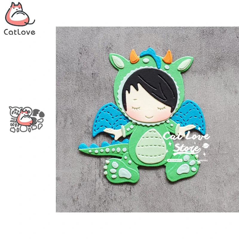 Металлические Вырубные штампы в виде животных динозавров детских фотовырубки