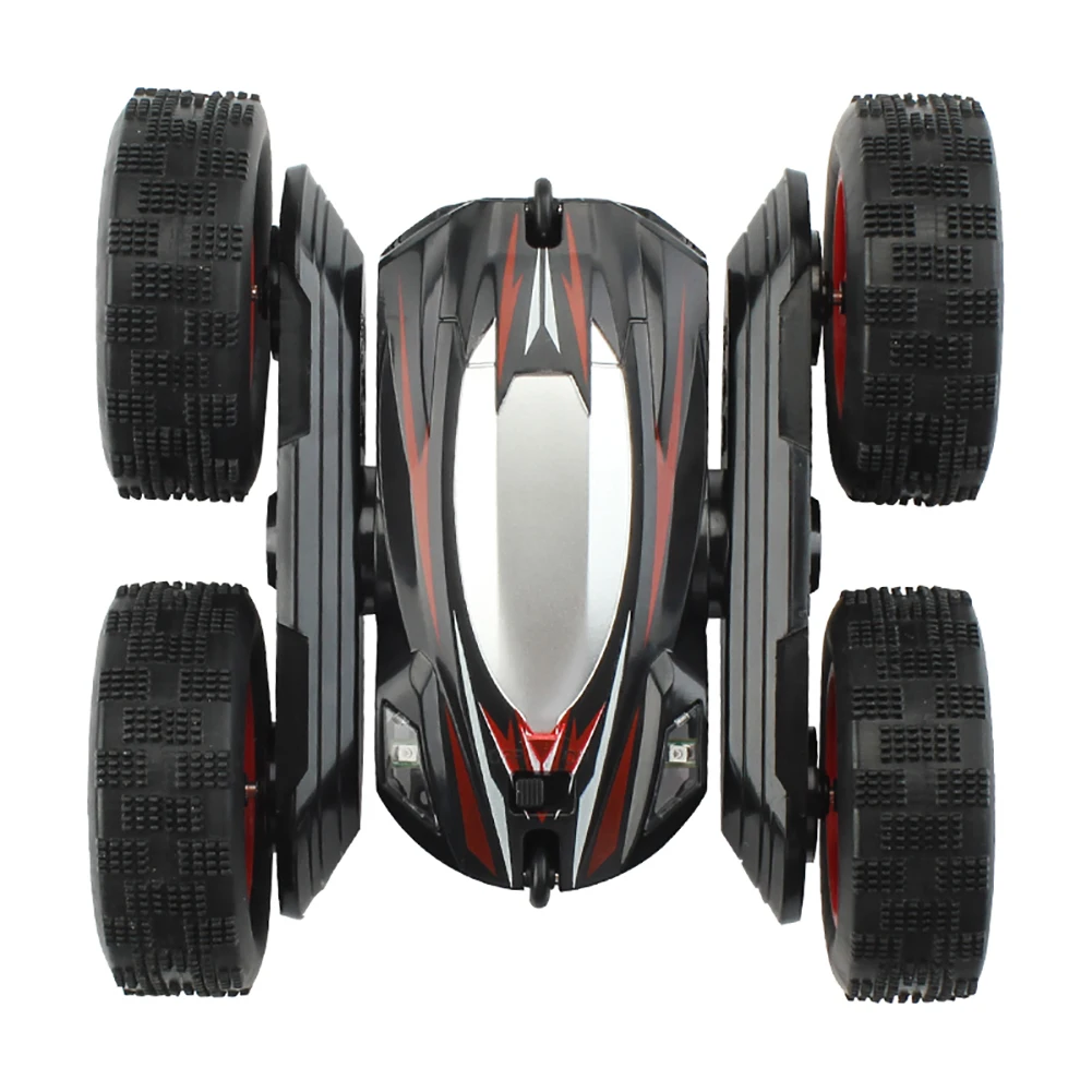 4WD 2,4G RC высокая скорость 360 градусов флип спин гоночный трюк автомобиль с светодиодный игрушка для детей хорошая защита от помех