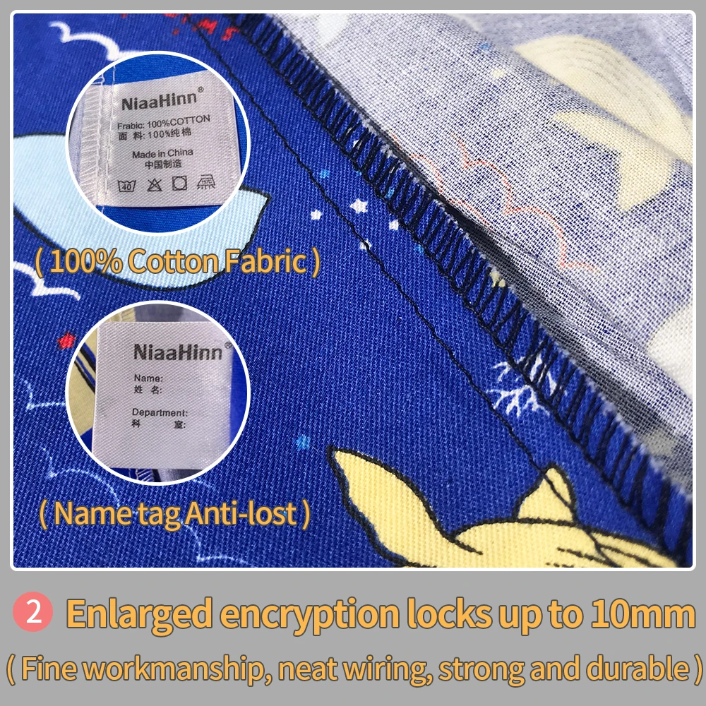 Cotton Breathable Scrubs Women Cap with Button Cartoon Print Frosted Hospital Surgical Work Hat Wholesale Operating Room | Тематическая