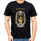 Футболка Storm lamp для мужчин, Летние черные топы с коротким рукавом и круглым вырезом, футболка с графическим принтом, Мужская футболка, принимаем индивидуальную одежду