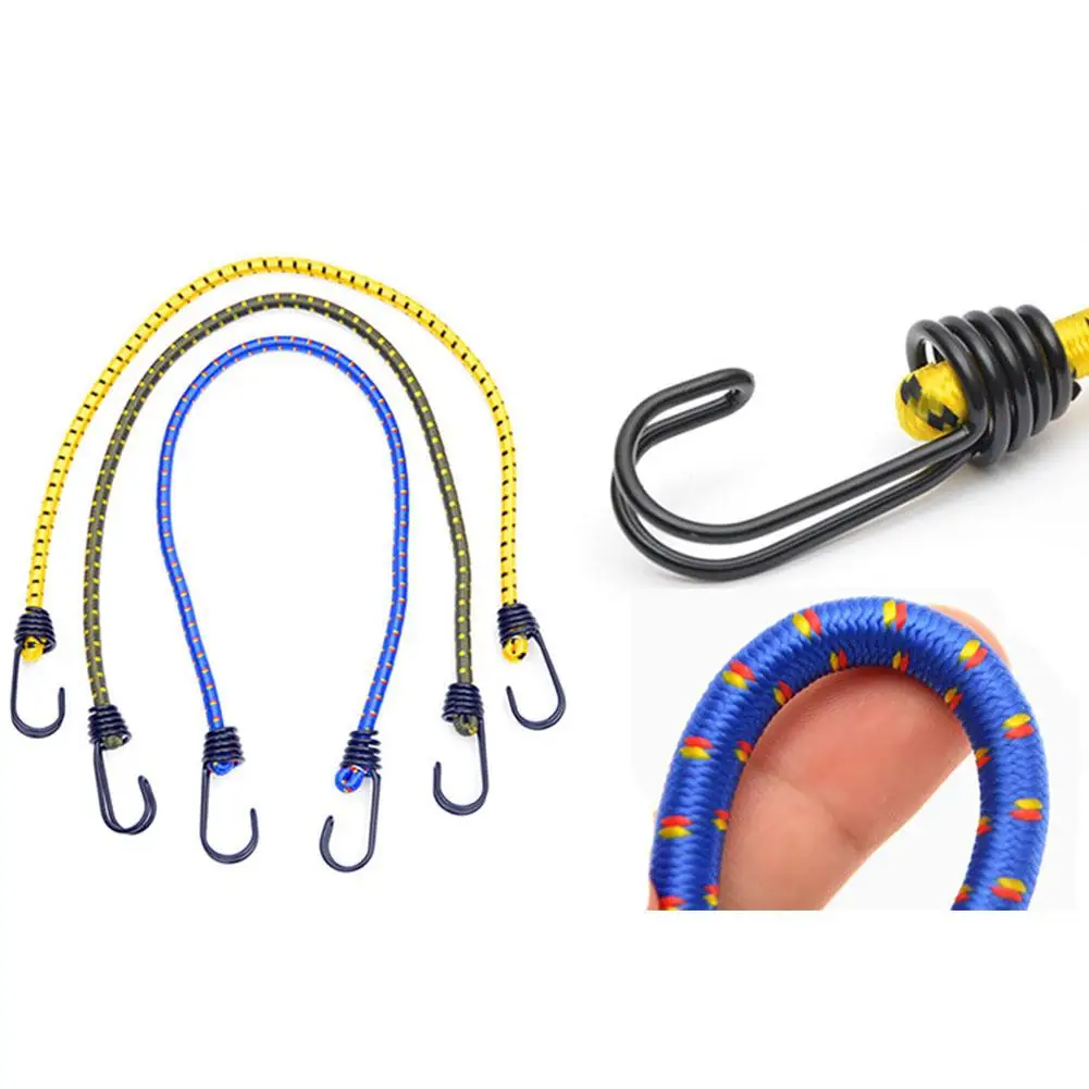 Уличная связывающая веревка 60 см высокоэластичные палатки металлическая пряжка