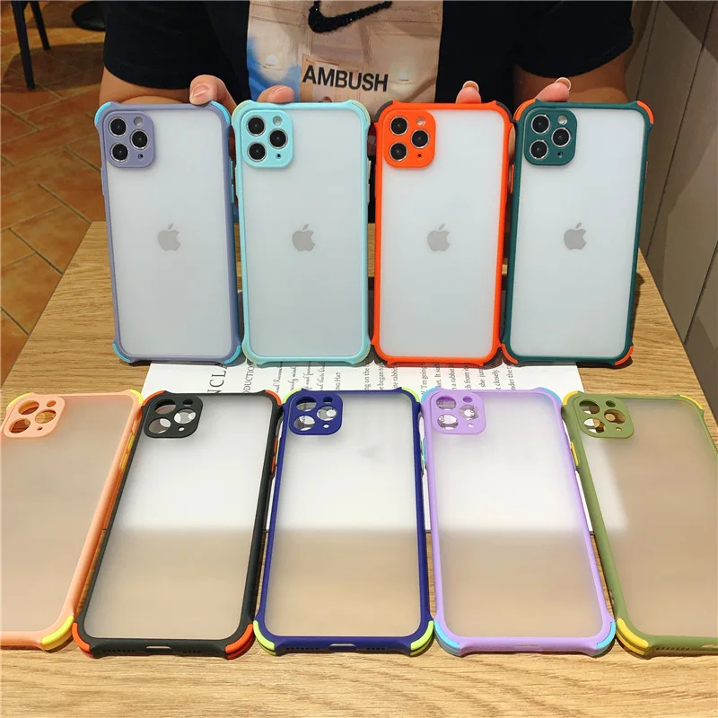 surface matte phone case for iphone 12 mini 11 pro max x xs xr 7 8 6 6s plus se 2020 coque soft silicone shockproof impact cover free global shipping