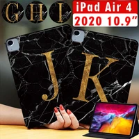 tablet case for apple ipad air 4 2020 10 9 inch pu leather print pattern stand cover case free stylus