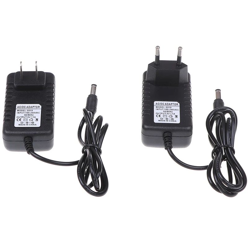 

DC 3v 1a Ac Converter Adapter Power Supply Charger Eu Plug 5.5mm X 2.1mm
