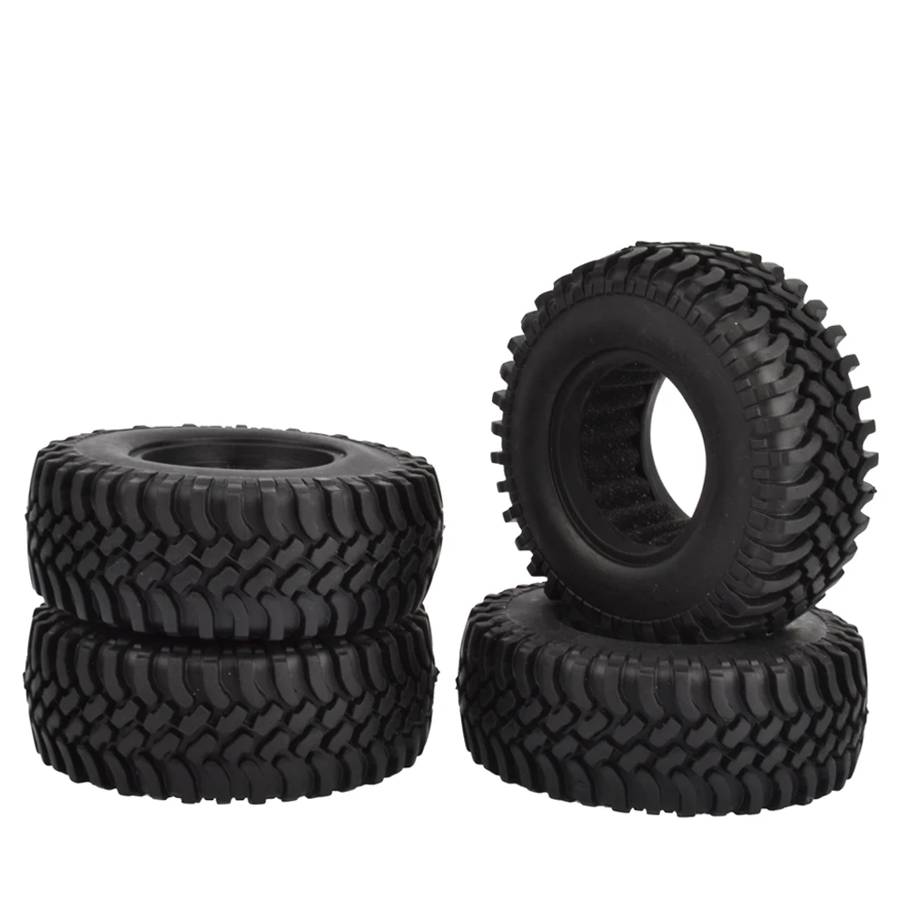 4 шт. шины 100 мм 1 9 дюйма для Axial SCX10 tamiya CC01 D90 1/10 RC Внедорожник гусеничный автомобиль