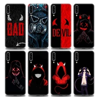 devil bad boy anime clear phone case for samsung a70 a70s a40 a50 a30 a20e a20s a10 a10s note 8 9 10 plus soft silicon