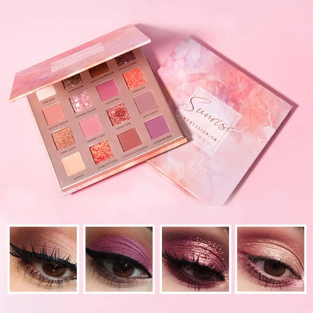 Палитра теней для век профессиональный набор натуральных и ярких макияжа