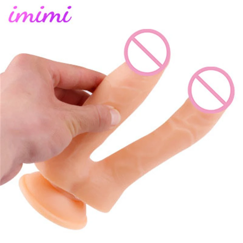 Реалистичный двухсторонний фаллоимитатор секс игрушка для женщин или пар с