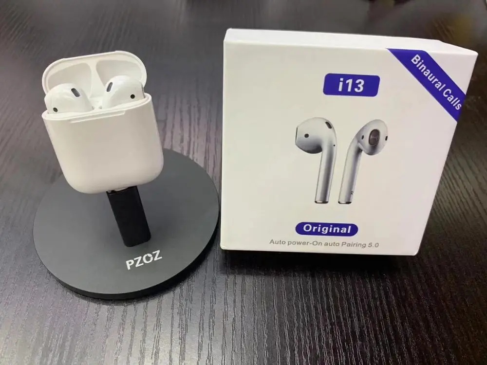 I13TWSWhite I13 TWS Ipod Air Syllable Супер копия 1:1 беспроводные наушники для бассейна беспроводной сенсорный Bluetooth 5,0 наушники Touch air Poods - Цвет: I13TWSWhite