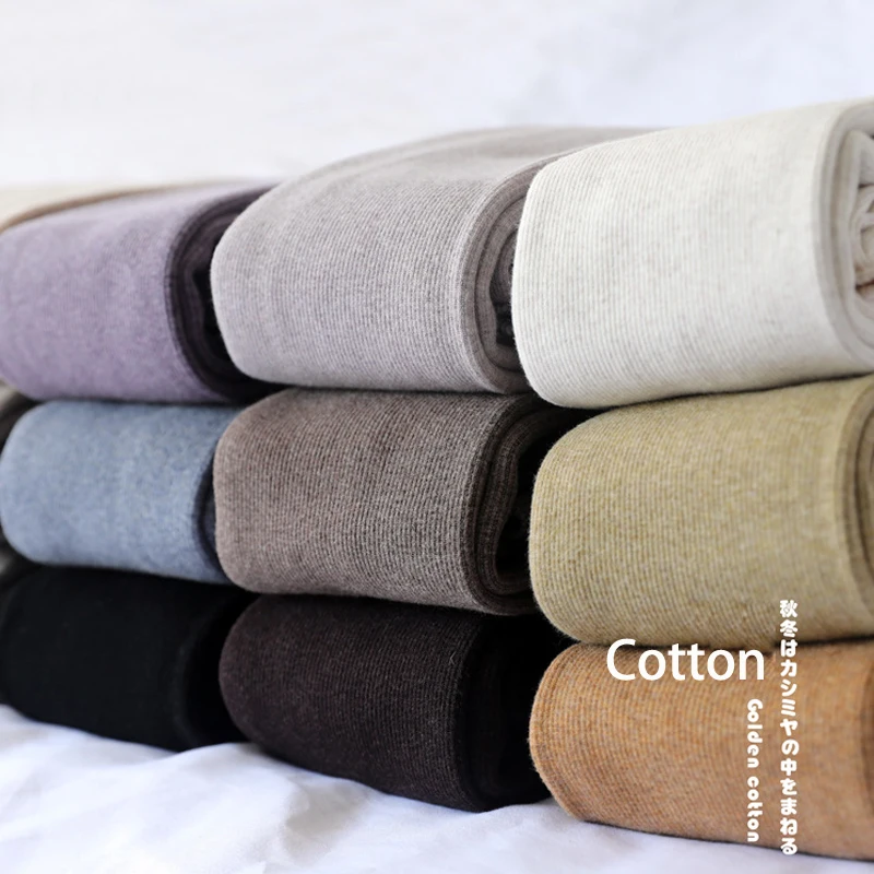 Зимние теплые плотные колготки однотонные флисовые Колготки карамельных цветов