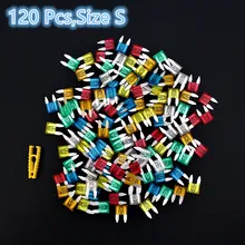 120 шт. авто предохранитель в форме лезвия S размер мини 5 A 10 A 15 A 20 A 25A 30 A AMP разные смешанные 6 цветов 120 шт. авто предохранитель в форме лезвия S размер мини 5 A 10 A 15 A 20 A 25A 30 A AMP разные смешанные 6 цветов