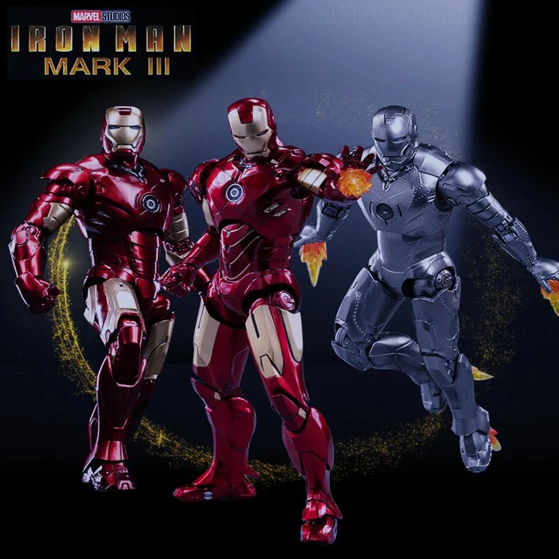 Фигурки героев Marvel Мстители 18 см Mk3 Mk2 кукла воин Железный человек Shf Gk подвижная