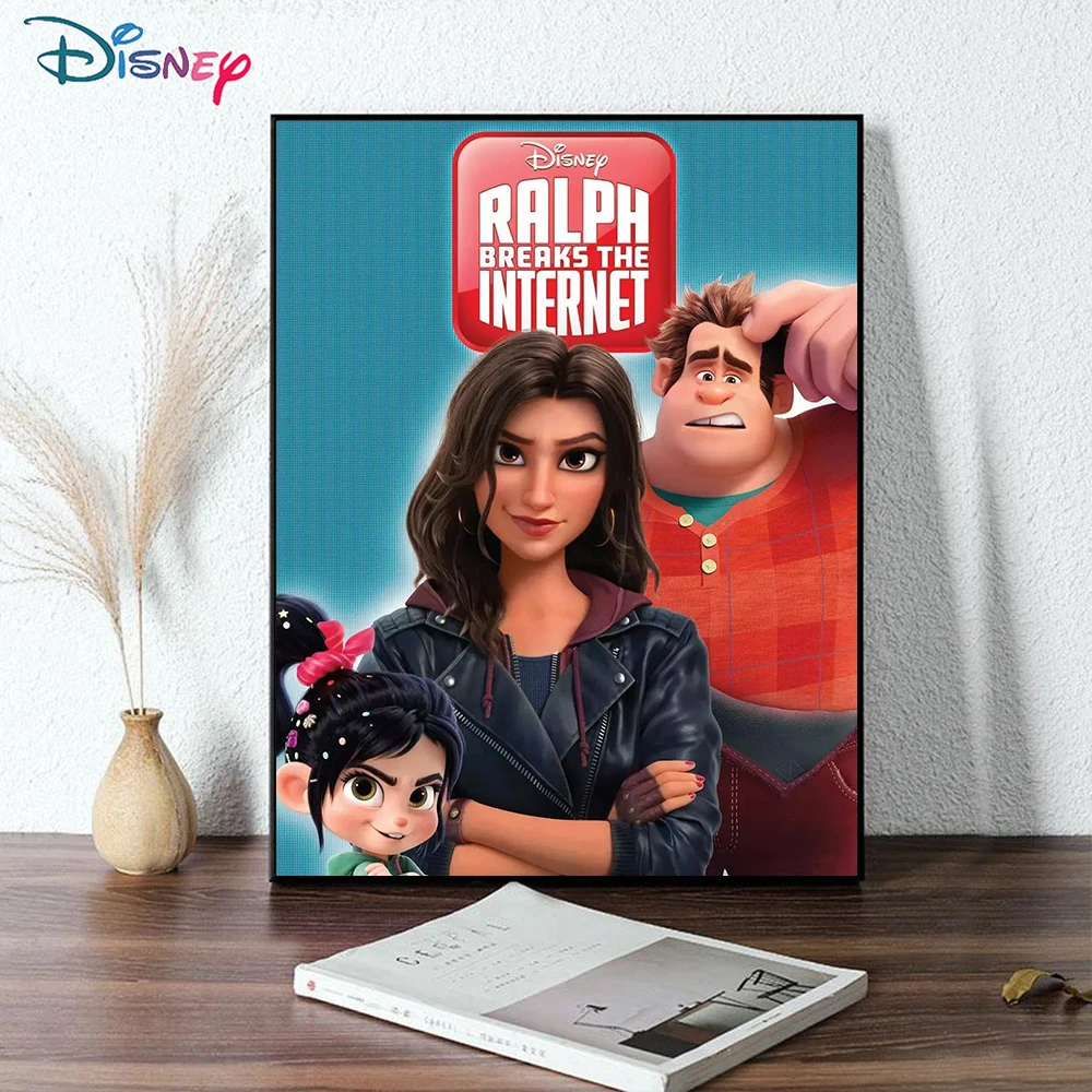 

Алмазная 5D картина «сделай сам» Disney, вышивка с невероятными изображениями короля разрушения, ручная работа, мультяшная декоративная живопи...