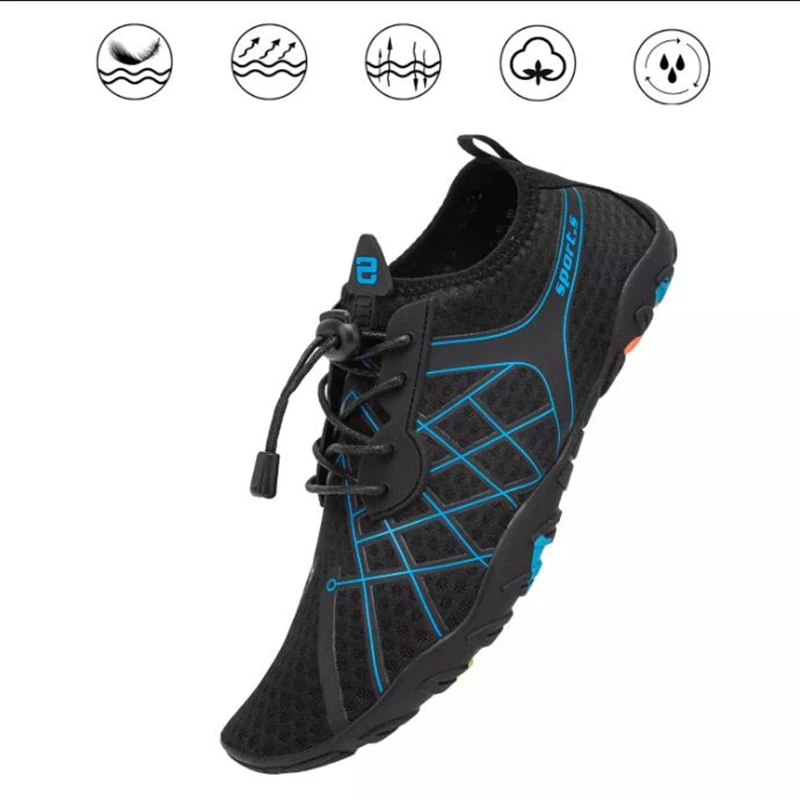Мужские дышащие кроссовки aqua shoes wo Мужская Спортивная обувь унисекс обувь для плавания
