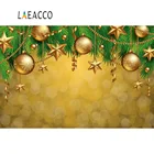 Laeacco Фото фоны с Рождеством сосновый шар в горошек Детские вечерние Портретные фотографии фон фотостудия