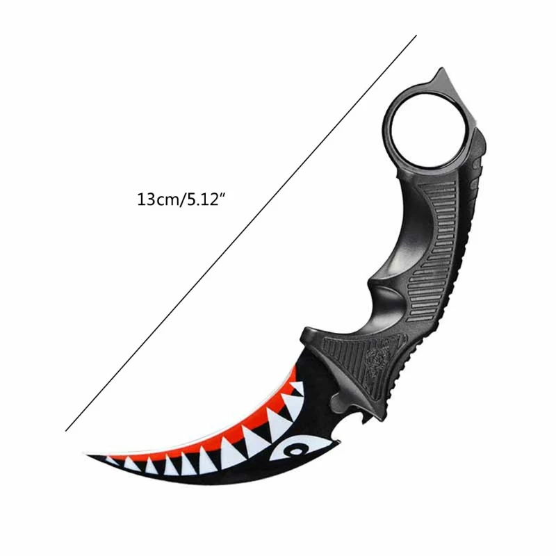 

Colored Skin Claw Knife Fine Car Stickers Personality Creative Sunscreen Waterproof Stickers for Cars PVC Decal 13cm*13c