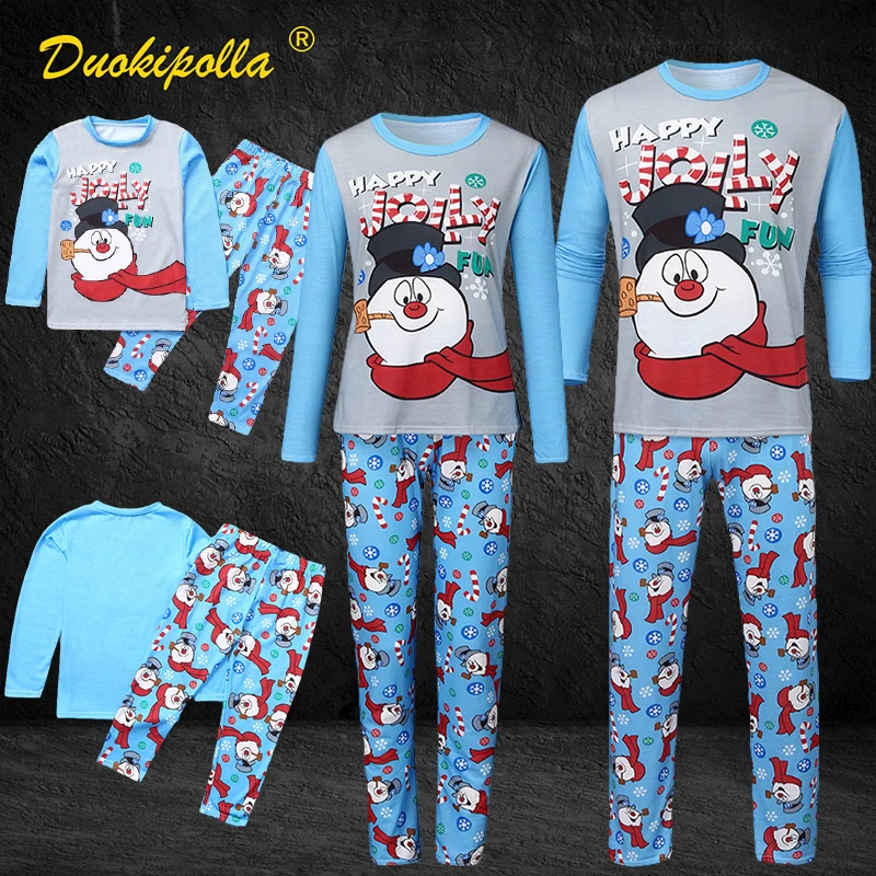 Новый год 2022 Рождественская семейная сочетающаяся Пижама пижама для мамы и дочки