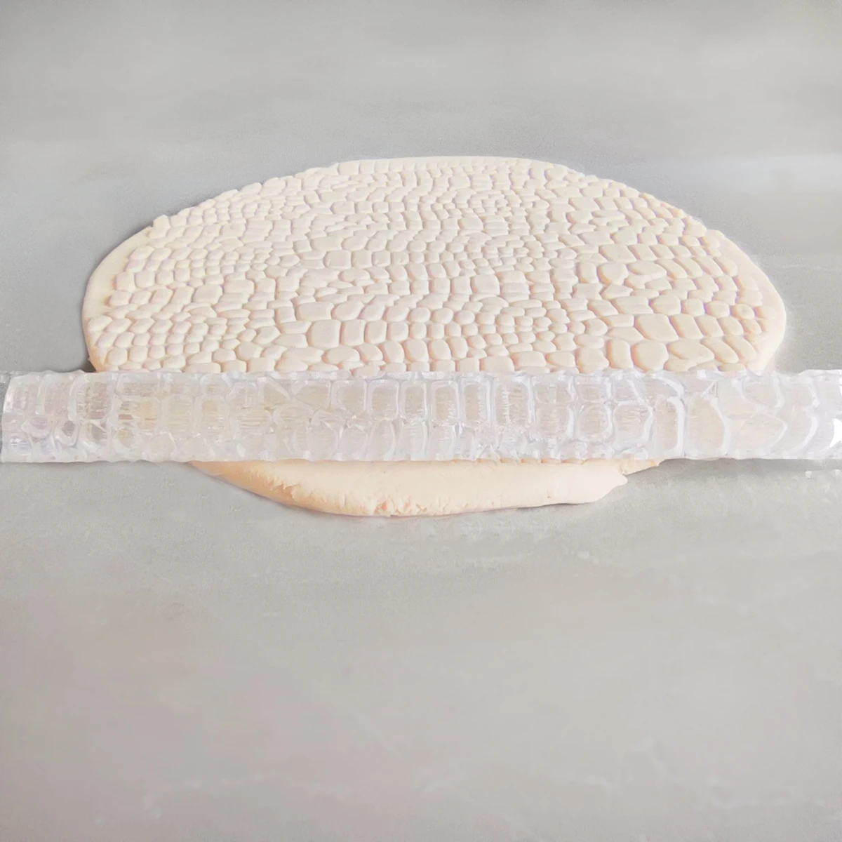 

Kitchen Accessories Art Projects Cake Decorating Tools 3D Acrylic Rolling Pins With Crocodile Skin Pattern